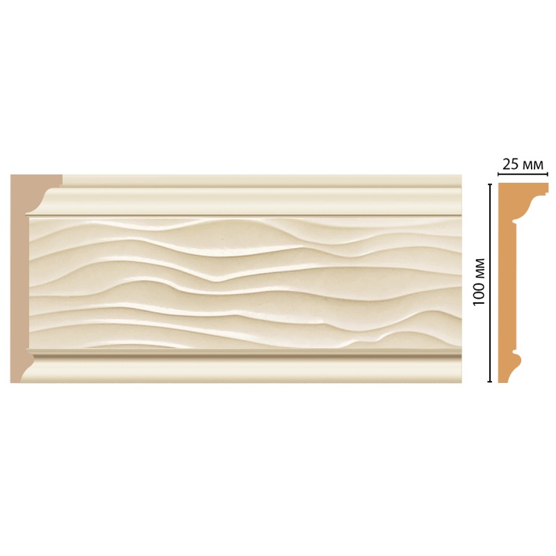 D218-61 ШК/16 плинтус DECOMASTER(100*25*2400 мм) в Казани