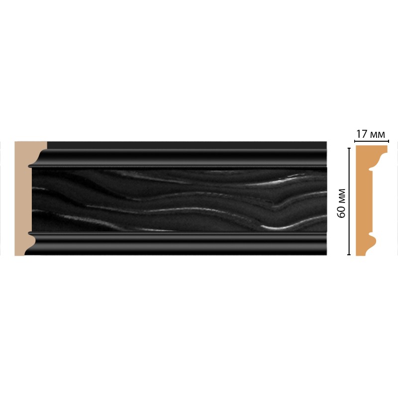 D219-195 ШК/30 плинтус DECOMASTER(60*17*2400 мм) в Казани