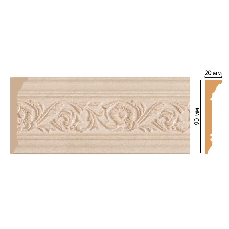 D226-18D ШК/20 плинтус DECOMASTER(90*20*2400 мм) в Казани