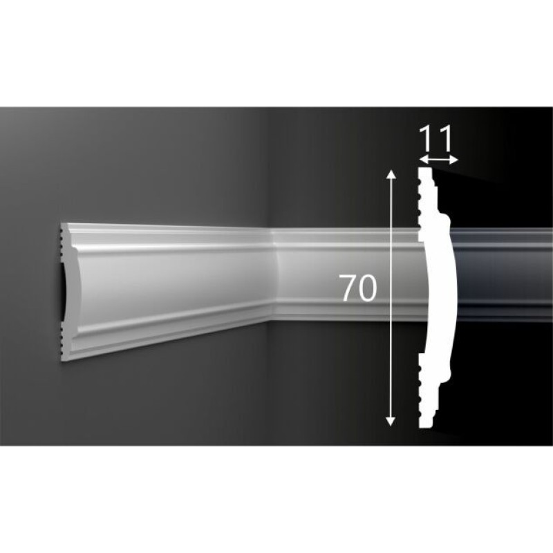 Молдинг М32, 70х11, 2000мм, Экополимер/20 в Казани