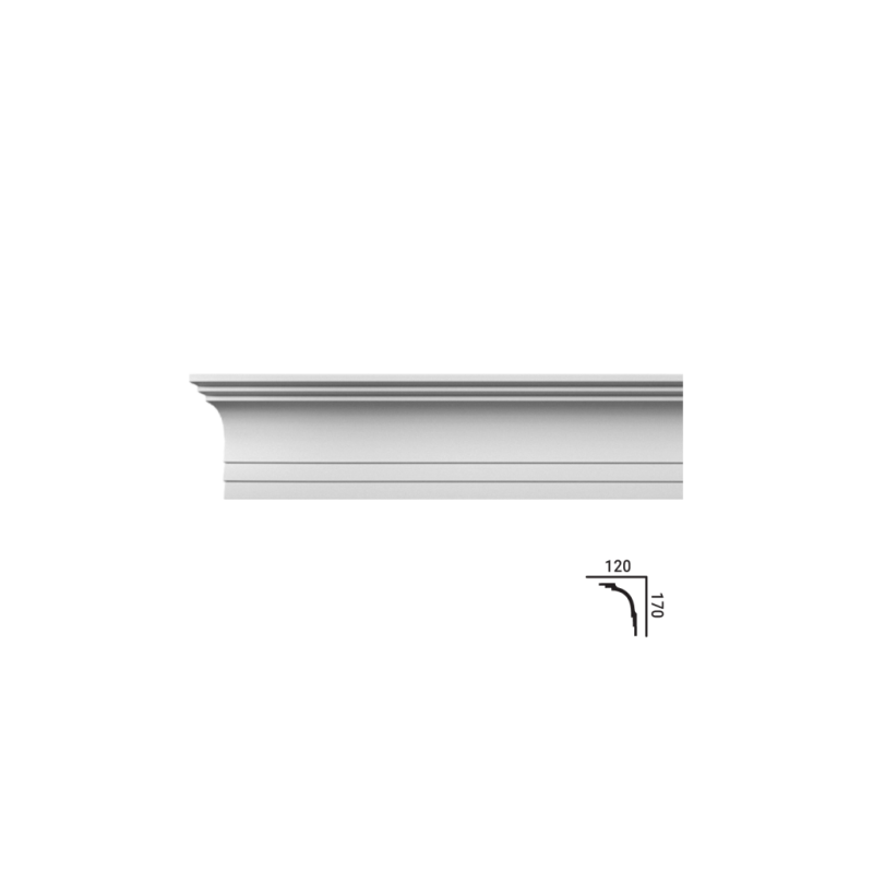 Карниз потолочный P 880 в Казани