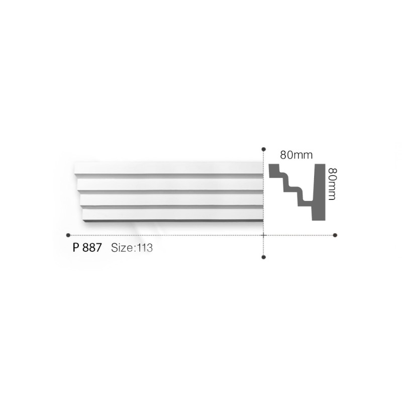 Карниз потолочный P 887 в Казани