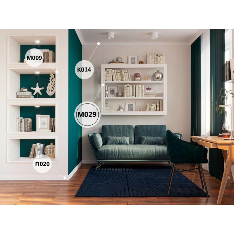 Молдинг М029, 85х14, 2000мм, Экополимер/12 в Казани