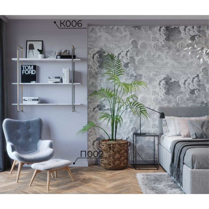 Плинтус П002, 79х13, экополимер в Казани