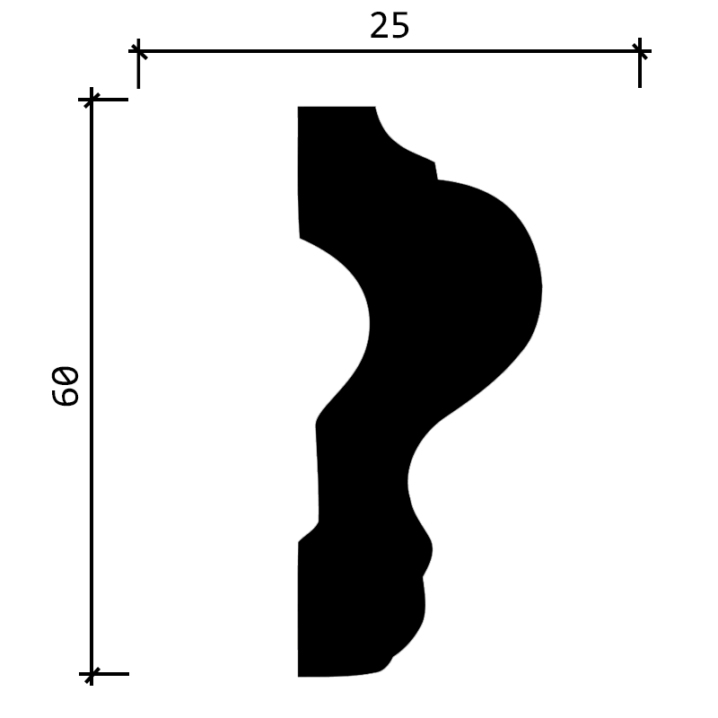 DD302 Молдинг из дюрополимера в Казани