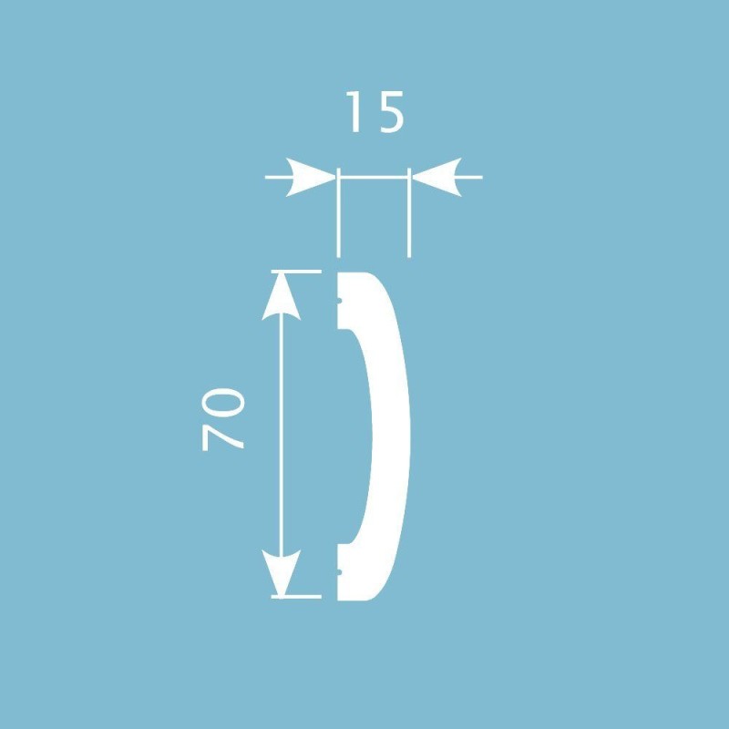 Молдинг М005, 70х15, экополимер в Казани