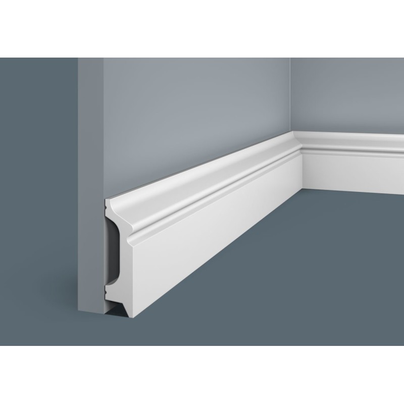 Плинтус П001, 78х21, экополимер в Казани