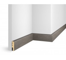 Плинтус 60x16x2400 мм, дуб Сицилия, иск. шпон, EP02 в Казани