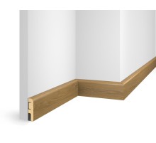 Плинтус 60x16x2400 мм, дуб Венский, иск. шпон, EP02 в Казани