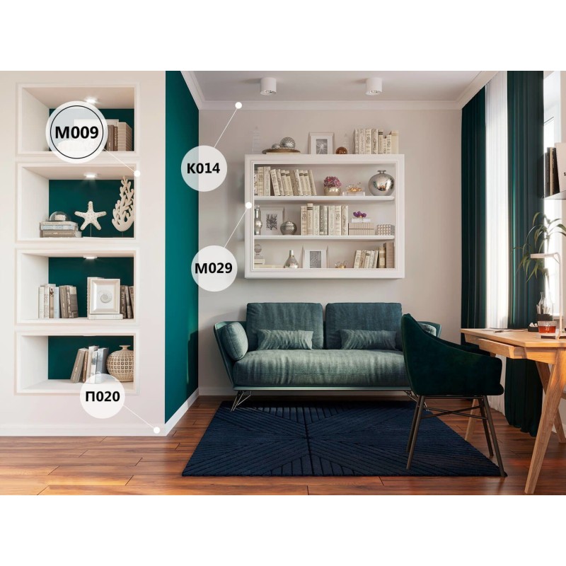 Молдинг М009, 38х18, экополимер в Казани