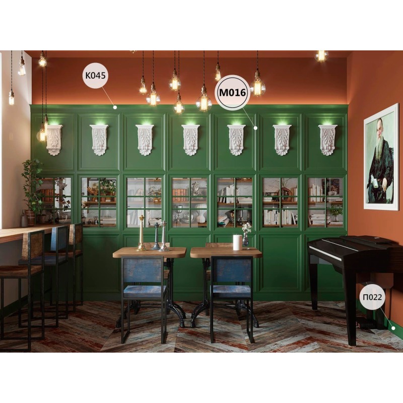 Молдинг М016, 64х19, экополимер в Казани