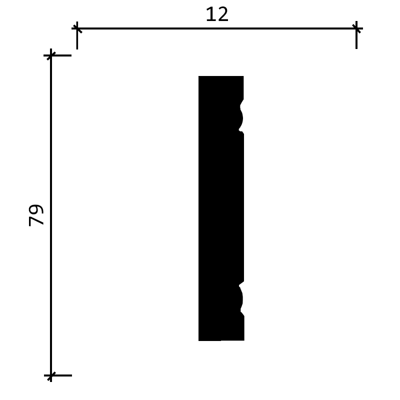 150 A Молдинг широкий в Казани