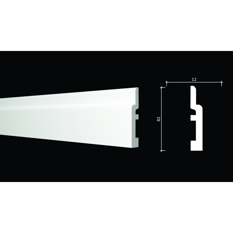 DD703 Плинтус широкий из дюрополимера в Казани