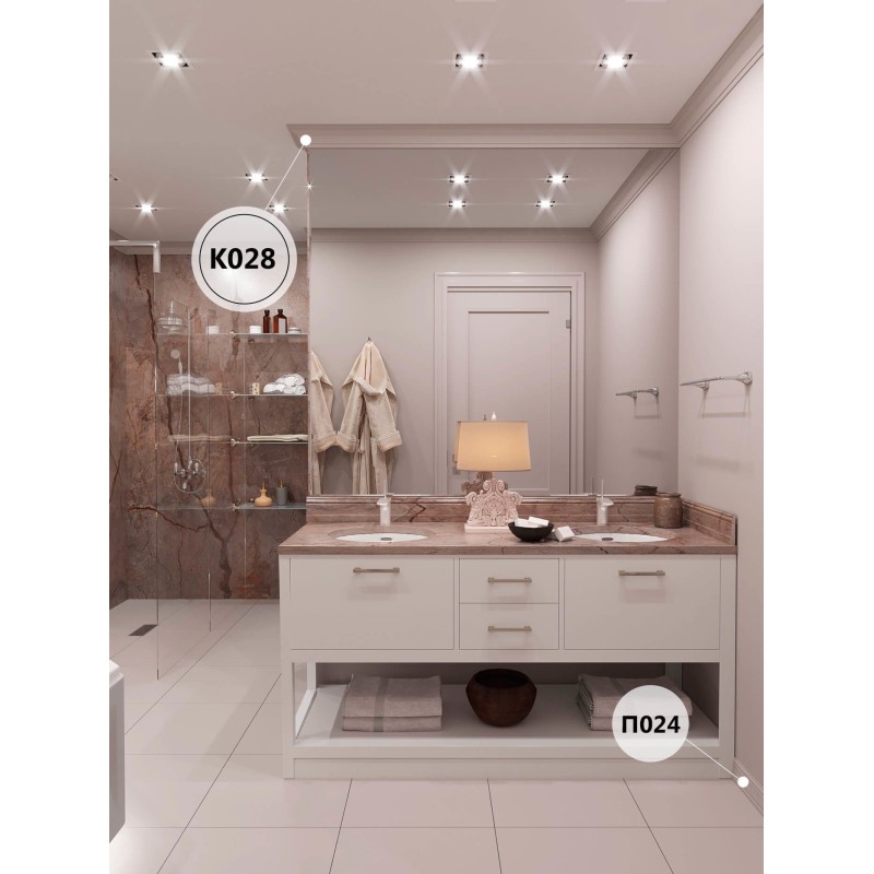 Карниз К028, 75х75, экополимер в Казани