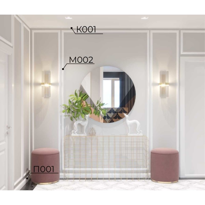 Молдинг М002, 40х17, экополимер в Казани