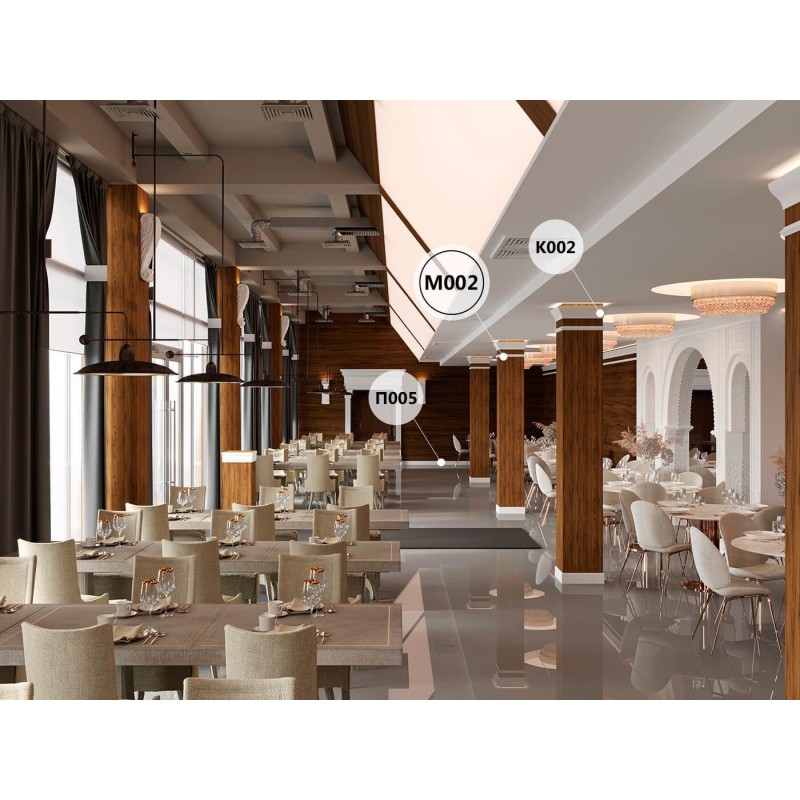 Молдинг М002, 40х17, экополимер в Казани