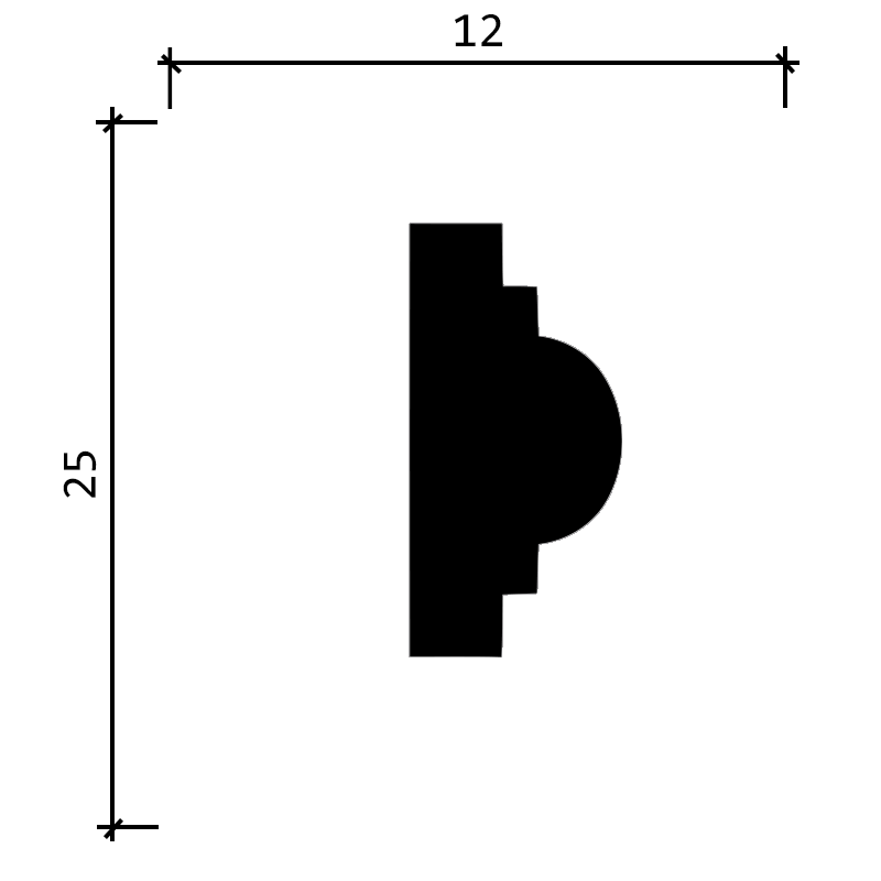 DD35 Молдинг из дюрополимера в Казани