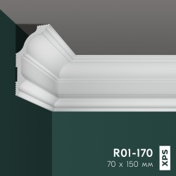Плинтус потолочный ПраймДекор R01-170 150/70