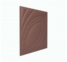 Мягкая стеновая панель из экокожи Petal 400х400 мм - Salmon в Казани