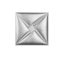 Мягкая стеновая панель из экокожи Stella - Silver в Казани