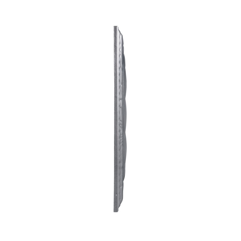 Мягкая стеновая панель  из экокожи Classic 400х400 мм - Silver