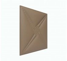 Мягкая стеновая панель из экокожи Stella 400х400 мм - Coffee в Казани