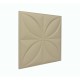 Мягкая стеновая панель Four Seasons 400х400 мм - Latte