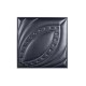 Мягкая стеновая панель из экокожи Petal 400х400 мм - Platinum