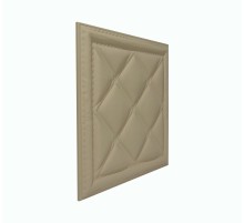 Мягкая стеновая панель из экокожи Classic 400х400 мм - Latte в Казани