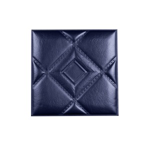Мягкая стеновая панель из экокожи Luck - Navy в Казани
