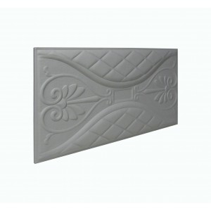 Мягкая стеновая панель Romantic 300х600 мм - Gray