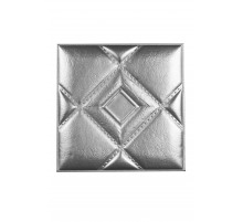 Мягкая стеновая панель из экокожи Luck - Silver в Казани