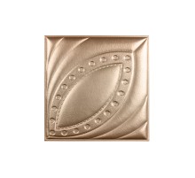 Мягкая стеновая панель из экокожи Petal 400х400 мм - Gold в Казани