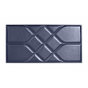 Мягкая стеновая панель Road 300х600 мм - Navy