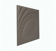 Мягкая стеновая панель из экокожи Petal 400х400 мм - Chestnut в Казани