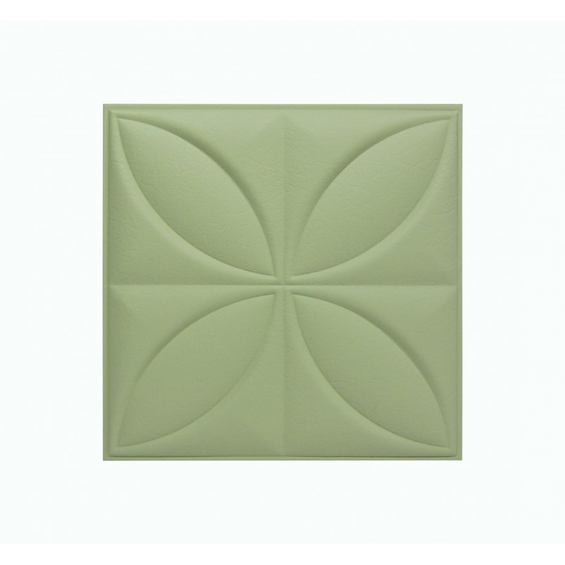 Мягкая стеновая панель Four Seasons 400х400 мм - Olive