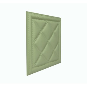 Мягкая стеновая панель из экокожи Classic 400х400 мм - Olive в Казани