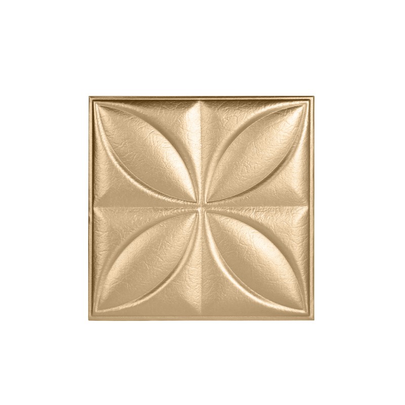 Мягкая стеновая панель Four Seasons 400х400 мм - Gold