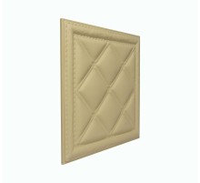 Мягкая стеновая панель из экокожи Classic 400х400 мм - Peach в Казани