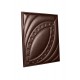 Мягкая стеновая панель из экокожи Petal 400х400 мм - Nut