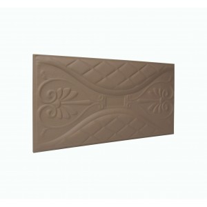 Мягкая стеновая панель Romantic 300х600 мм - Coffee