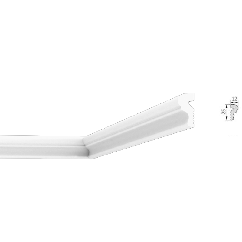Молдинг ударопрочный М11 25-12 в Казани