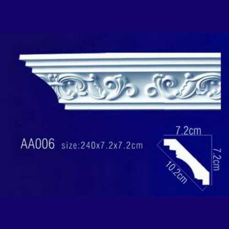 потолочный плинтус с орнаментом AA006 в Казани