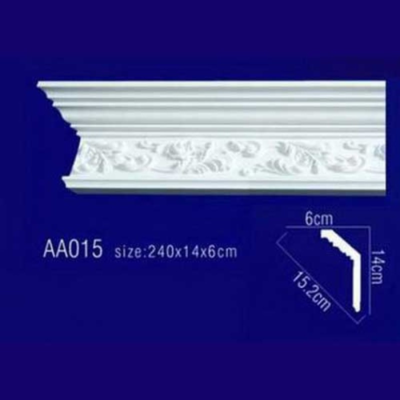 потолочный плинтус с орнаментом AA015 в Казани
