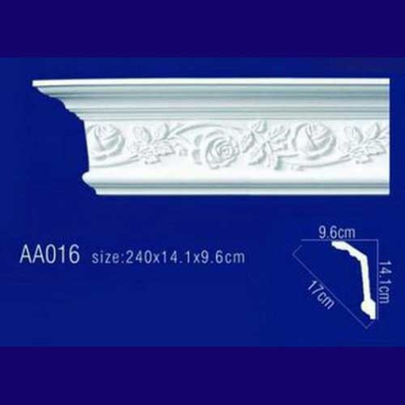 потолочный плинтус с орнаментом AA016 в Казани