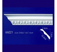 потолочный плинтус с орнаментом Гибкий AA021F в Казани