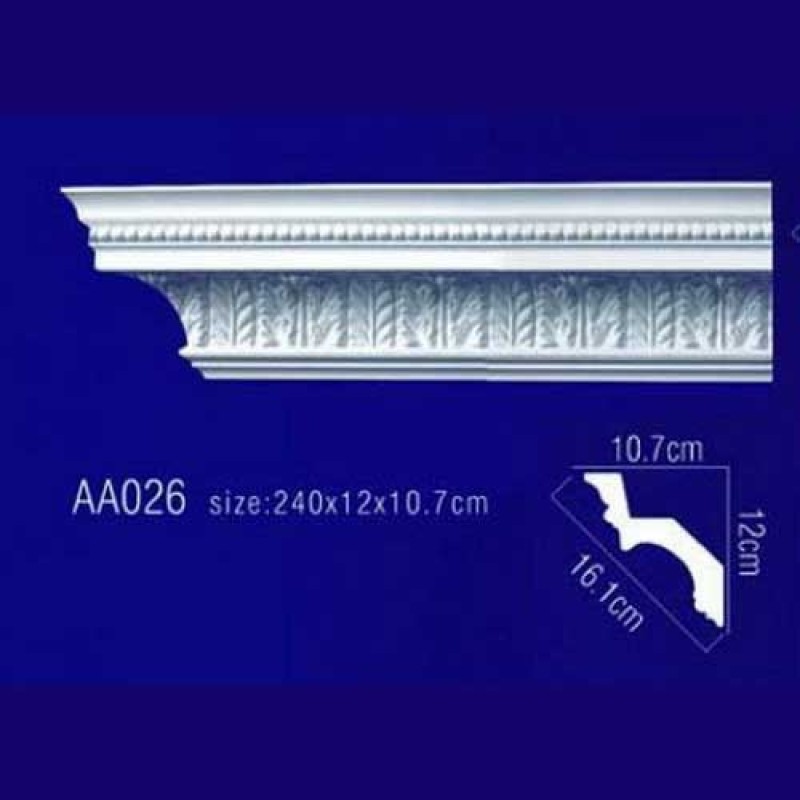 потолочный плинтус с орнаментом AA026 в Казани
