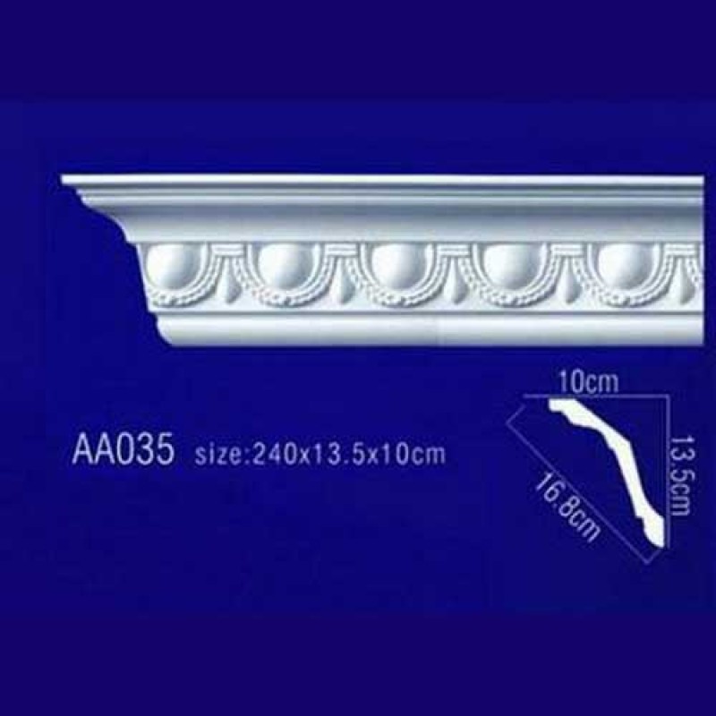 потолочный плинтус с орнаментом AA035 в Казани