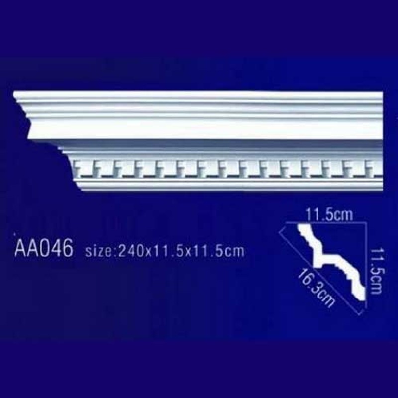 потолочный плинтус с орнаментом AA046 в Казани
