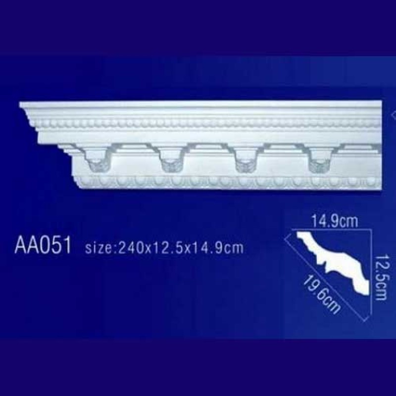 потолочный плинтус с орнаментом AA051 в Казани